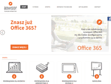 Tablet Screenshot of advisor.pl